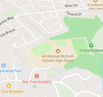 map for Archbishop Mcgrath Catholic School Canteen