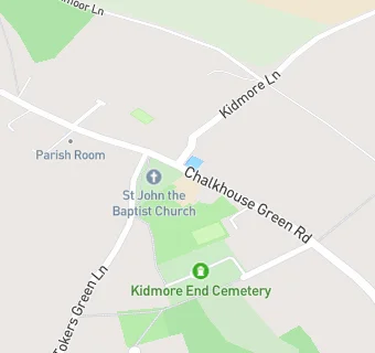 map for Kidmore End Church of England (Aided) Primary School