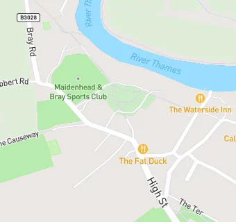 map for Maidenhead & Bray Sports Club