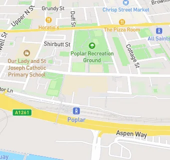 map for New City College Tower Hamlets Campus