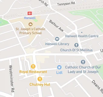 map for Chesters (Hanwell)