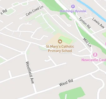 map for St Mary's  Catholic Primary School