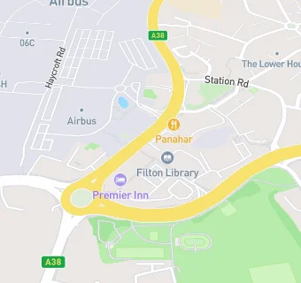 map for Subway - Filton