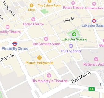 map for Yori Piccadilly Circus