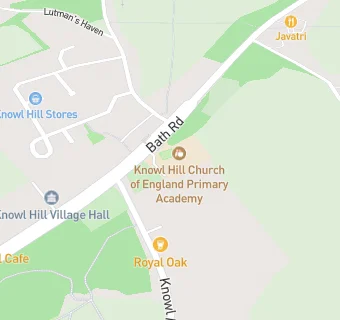 map for Knowl Hill Church of England Primary Academy