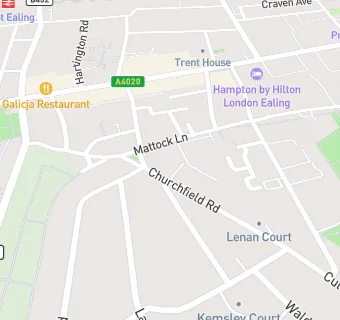 map for West London Masonic Centre