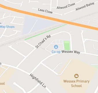 map for Wessex Pharmacy