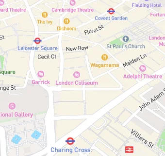 map for Covent Garden Dental Clinic