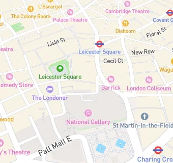 map for L'ULIVO LEICESTER SQUARE