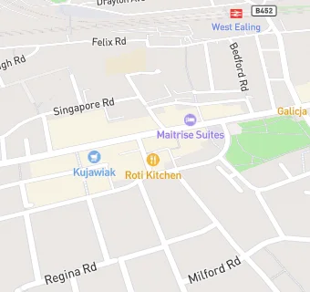 map for Ealing Soup Kitchen