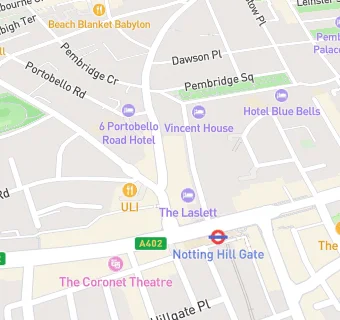 map for London Food Store