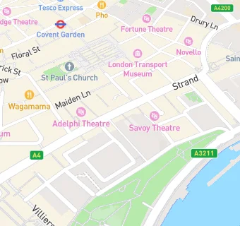 map for Olive Catering @ Vitality London