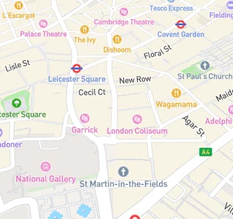 map for English National Opera