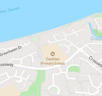 map for Castilion Primary School