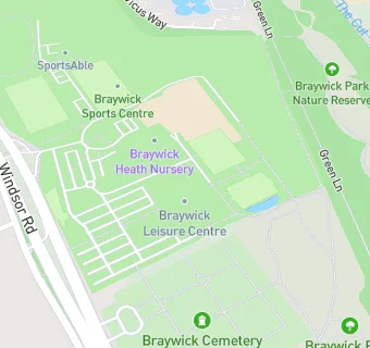 map for The Avenue At Braywick Leisure Centre