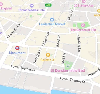 map for Eastcheap Records