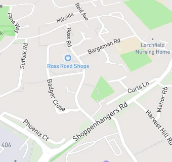 map for Ross Road Medical Centre