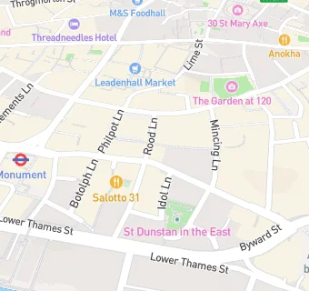 map for Fit Kitchen Eastcheap Limited