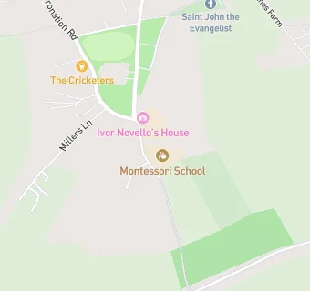 map for Littlewick Green Montessori School