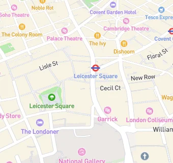 map for Charing Cross Food & Wine