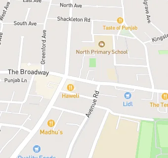 map for Biryani Hub Southall