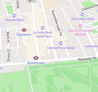 map for Grand Royale London Hyde Park