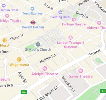 map for Covent Garden Grind