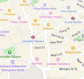 map for Noel Coward Theatre