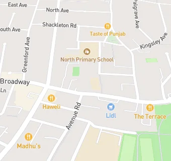 map for Southall Fire Station