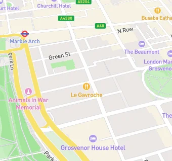 map for Le Gavroche