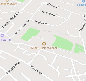 map for Minet Junior School