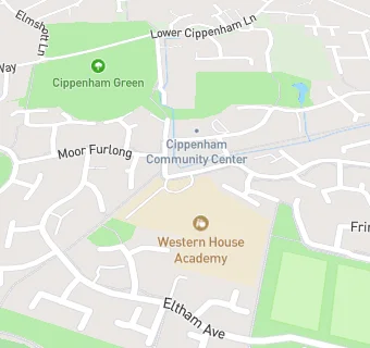 map for Western House Primary School