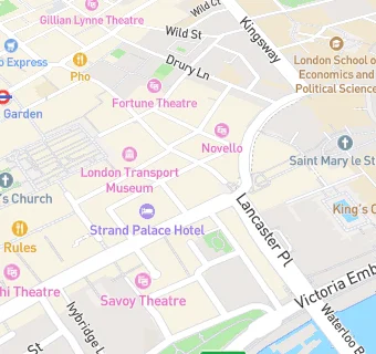 map for The Lyceum Theatre