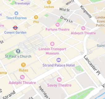 map for Covent Garden Cafe