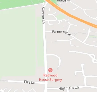 map for Redwood House Surgery