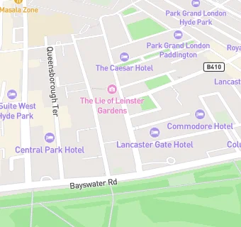 map for Lancaster Gate Medical Centre