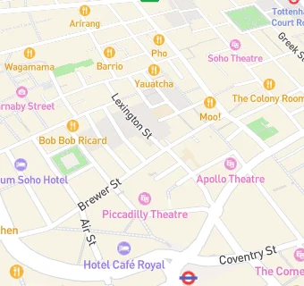 map for Bill'S Soho Restaurant