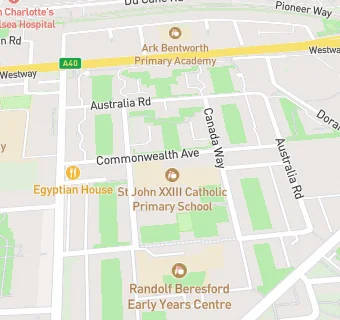 map for St John XXIII Catholic Primary School