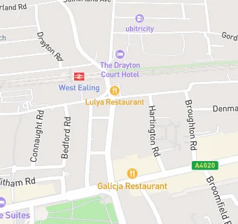 map for The Ealing Dental Practice 