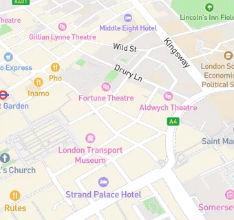 map for Bodean'S Covent Garden