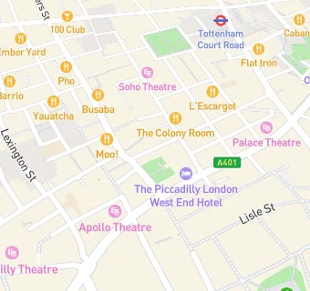 map for Comptons Of Soho Public House