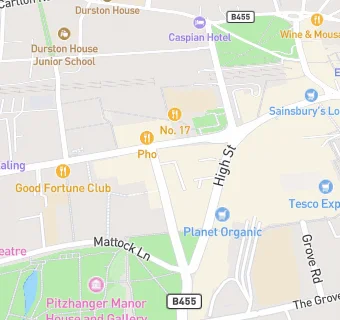 map for Nando's