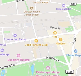 map for Teatro Hall