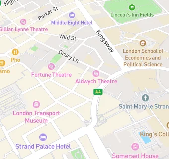 map for Aldwych Cafe