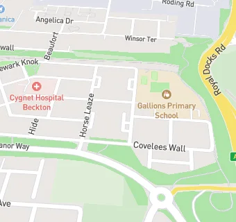 map for Gallions Primary School