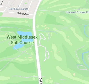 map for West Middlesex Golf Club (Bar Only)