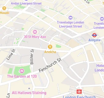 map for Soho Gourmet, Catering Unit Within Spirit Of Man