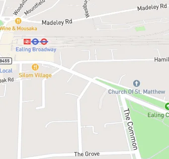 map for Ealing Dental Specialists Limited