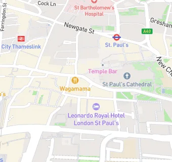 map for Pizza Express