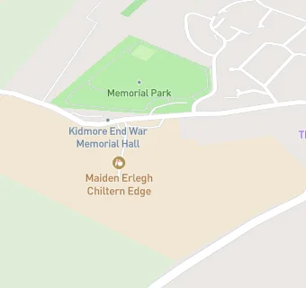 map for Maiden Erlegh Chiltern Edge